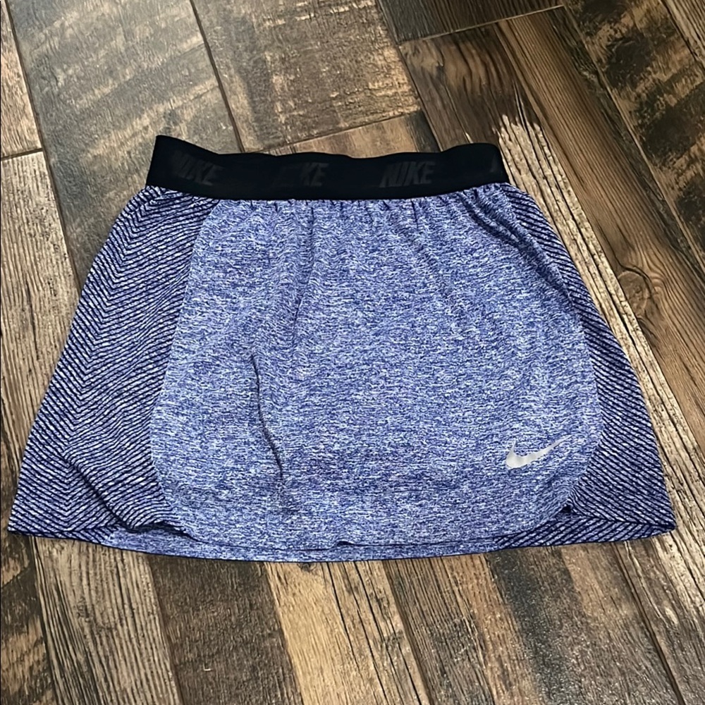 Nike Blue and Black Athletic Skirt
